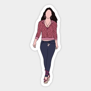 jennifer check Sticker